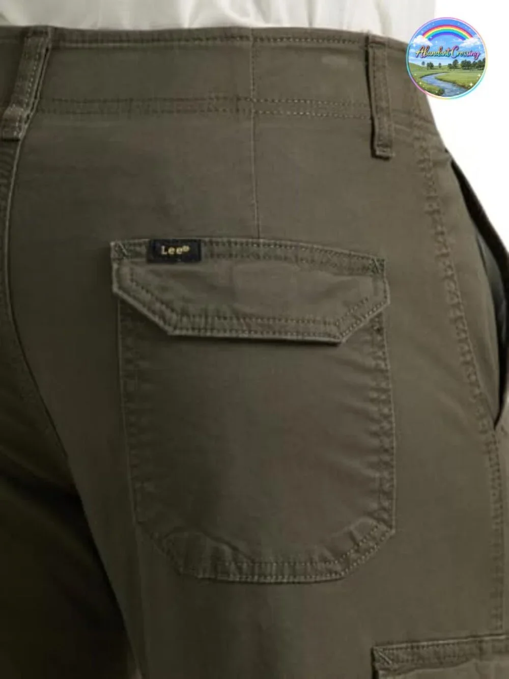 Men's Performance Stretch Twill Cargo Pants Straight Fit 32 Inseam